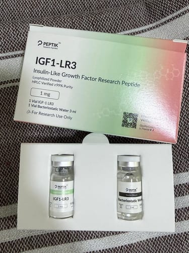 Customer photo review of IGF1-LR3 Lyophilized Vial + Sterile Water