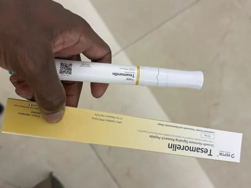Customer photo review of Tesamorelin Lyophilized Vial + Sterile Water