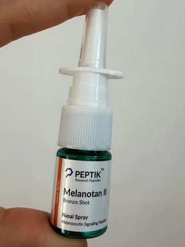 Customer photo review of Melanotan II Nasal Spray