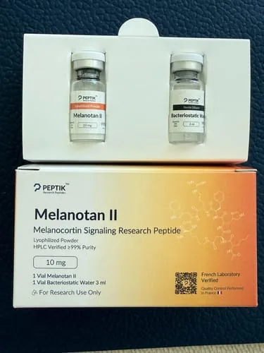 Customer photo review of Melanotan II Lyophilized Vial + Sterile Water
