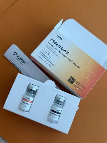 Customer photo review of Melanotan II Lyophilized Vial + Sterile Water