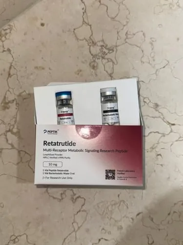 Customer photo review of Retatrutide Lyophilized Vial + Sterile Water