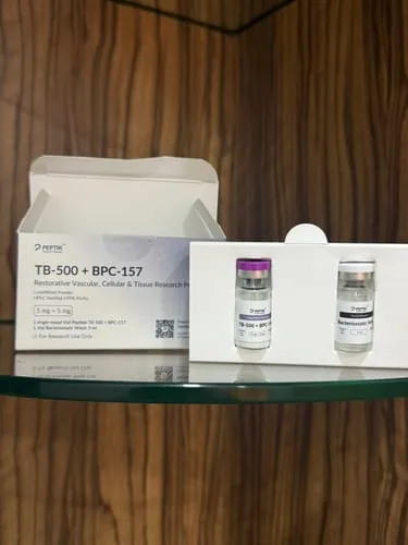 Customer photo review of TB-500 + BPC-157 Lyophilized Vial + Sterile Water